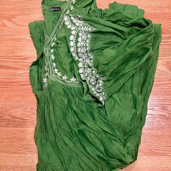 Green Women's Kurta Set Neha Khullar - Picture 7 of 8